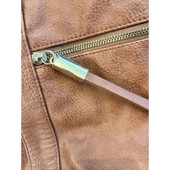 STEVE‎ MADDEN XL Travel/Gym Bag Faux Leather Color Bronze - Picture 7 of 13